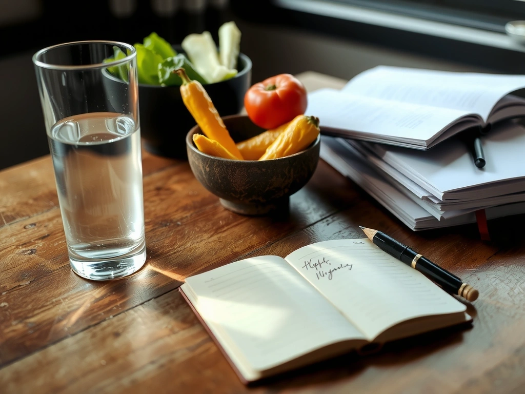Frische Lebensmittel für eine gesunde Ernährung